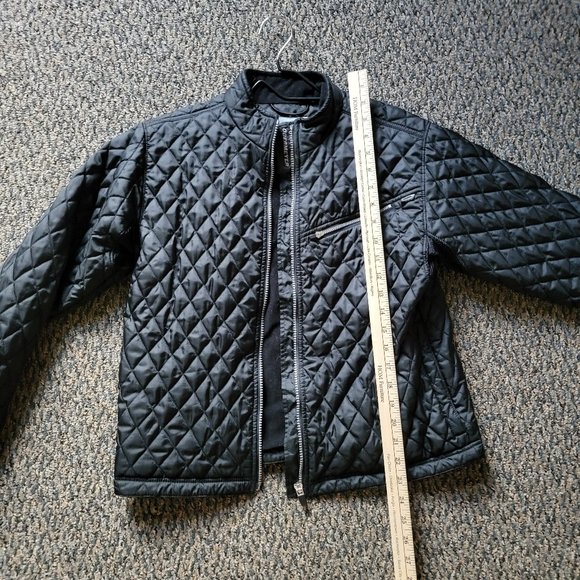 Obermeyer Black Quilted Vented Winter Snow Jacket Size 10 - Picture 12 of 15
